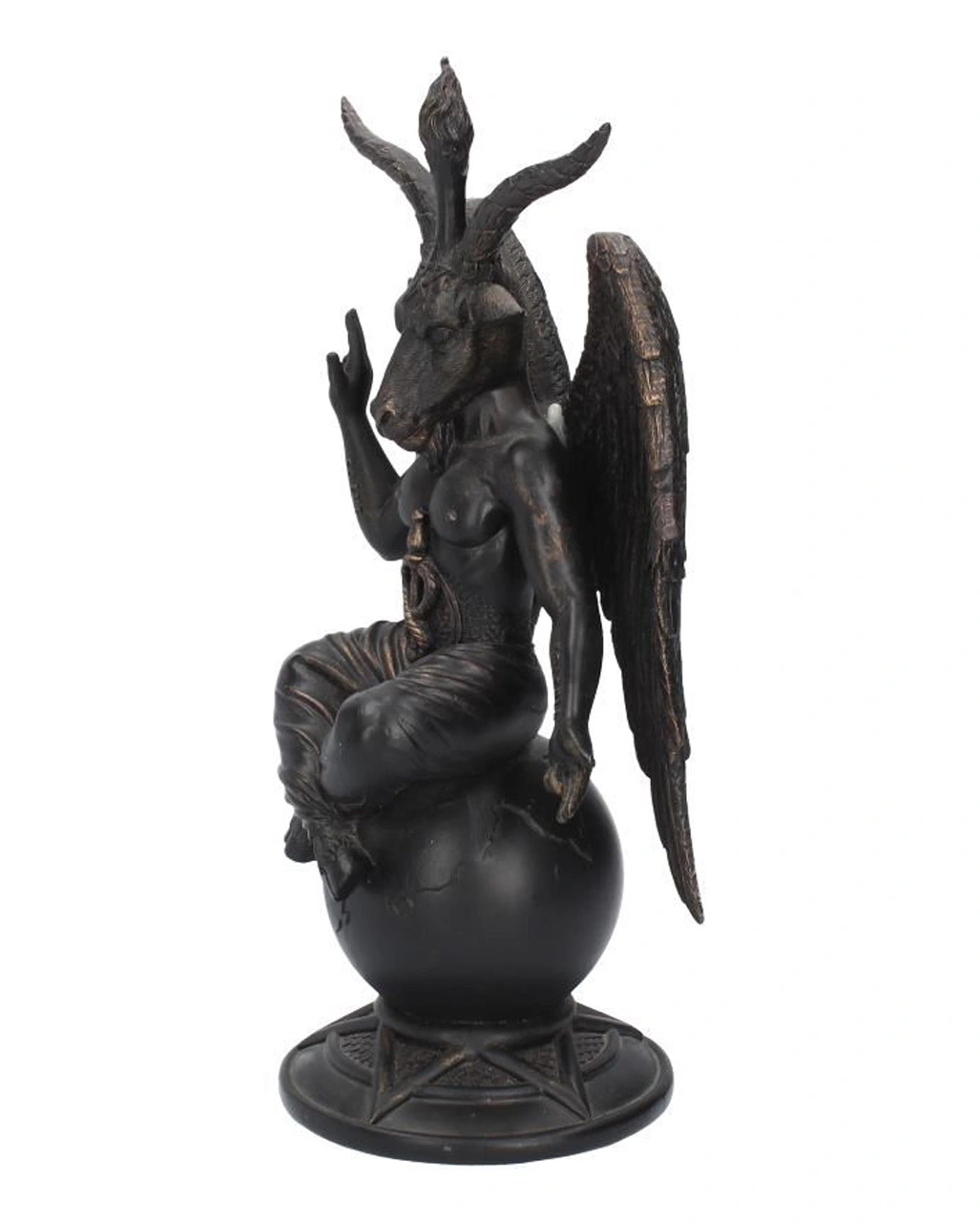 Baphomet Antik Figur Mit Ornamente 2 Baphomet Antik Figur Mit Ornamente – Bild 2