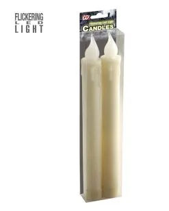 LED Tropfkerzen Set Beige -Karneval Universe Verkäufe beige led kerzen als deko led flackering candels halloween deko 38680 03 1