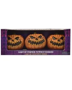 Böse Kürbis Gehweg Lichter Mit Licht Und Sound