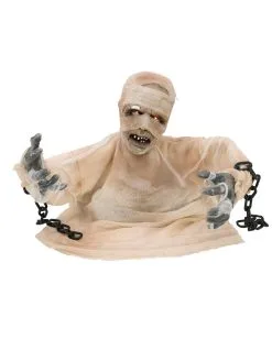 Mumie Halloween Animatronic 40cm 8 Mumie Halloween Animatronic 40cm -Karneval Universe Verkäufe groundbreaker mumie animatronic 40cm halbierte mumie halloween dekofigur animated mummy 36298 04