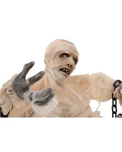 Mumie Halloween Animatronic 40cm 9 Mumie Halloween Animatronic 40cm -Karneval Universe Verkäufe groundbreaker mumie animatronic 40cm halbierte mumie halloween dekofigur animated mummy 36298 05