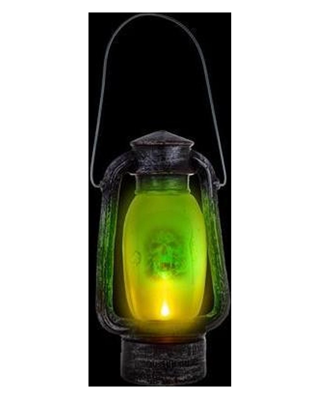 Grubenleuchte Mit Totenkopf & Licht 24cm 2 Grubenleuchte Mit Totenkopf & Licht 24cm – Bild 2