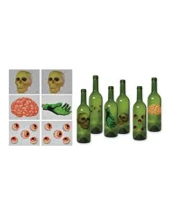 Halloween Flaschen Aufkleber 6 St. -Karneval Universe Verkäufe halloween flaschen etiketten halloween flaschen aufkleber halloween bottle labels 39323 03