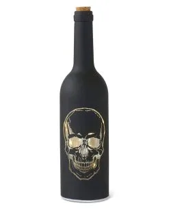 Halloween Totenkopf LED Flasche