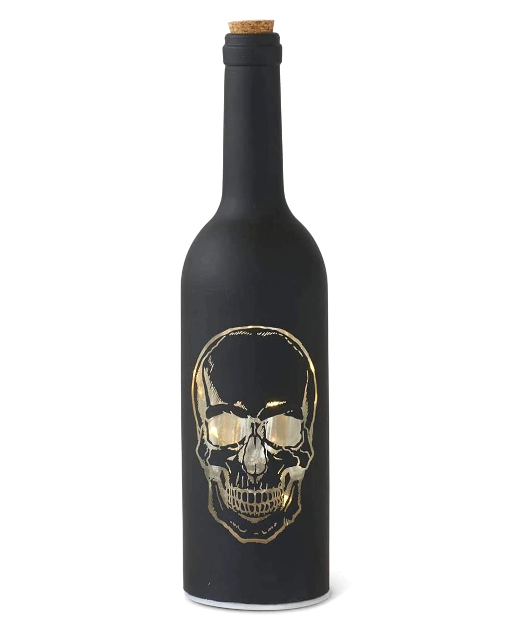 Halloween Totenkopf LED Flasche 1 Halloween Totenkopf LED Flasche