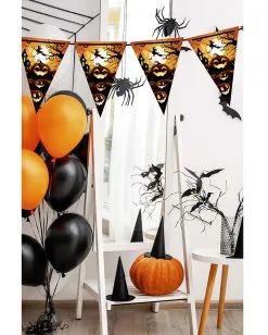 Wimpel Girlande Happy Halloween Kürbis 3m 5 Wimpel Girlande Happy Halloween Kürbis 3m -Karneval Universe Verkäufe happy halloween kuerbis wimpel girlande happy halloween pumpkin banner halloween deko kinder 53200 3