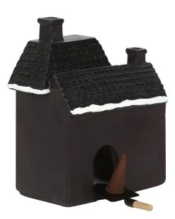 Hounted House Räucherkegel Haus -Karneval Universe Verkäufe haunted house raeucherkegel halter haunted house incense cone burner halloween homeware 53588 03