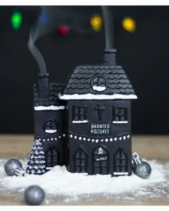 Hounted House Räucherkegel Haus -Karneval Universe Verkäufe haunted house raeucherkegel halter haunted house incense cone burner halloween homeware 53588 04