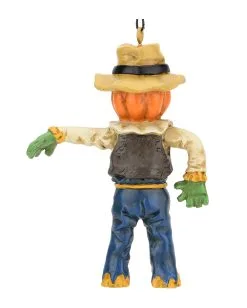 Kürbis Vogelscheuche Christbaumkugel 9,5cm -Karneval Universe Verkäufe kuerbis vogelscheuche weihnachtskugel halloween und horror weihnachtsdeko scarecrow ornament 54755 3