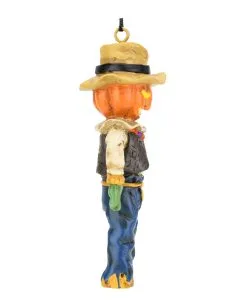 Kürbis Vogelscheuche Christbaumkugel 9,5cm -Karneval Universe Verkäufe kuerbis vogelscheuche weihnachtskugel halloween und horror weihnachtsdeko scarecrow ornament 54755 4