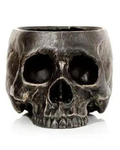 Marmorierter Gothic Totenschädel Pflanzentopf -Karneval Universe Verkäufe marmorierter gothic totenkopf pflanzenschale gothic totenschaedel pflanzenschale gothic skull plant pot 54615 03