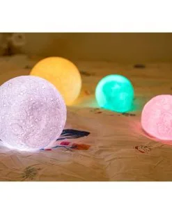 Mondlicht Mit Farbwechsel & Fernbedienung -Karneval Universe Verkäufe mond nachtlicht mit farbwechsel fernbedienung moon light with color changing remote control wohn ambiente 52410 03