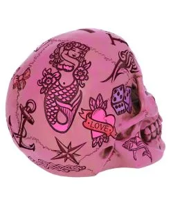 Pinke Tattoo Fund Totenschädel Spardose -Karneval Universe Verkäufe pinke tattoo fund totenkopf spardose pinke tattoo fund money box totenschaedel geschenkartikel 54552 04