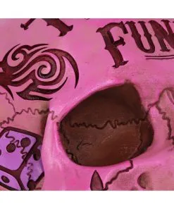 Pinke Tattoo Fund Totenschädel Spardose -Karneval Universe Verkäufe pinke tattoo fund totenkopf spardose pinke tattoo fund money box totenschaedel geschenkartikel 54552 05