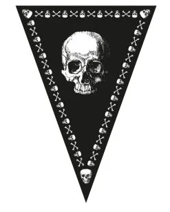 Piratenfahnen Wimpelgirlande