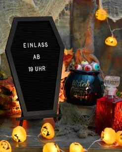Sarg Buchstabentafel -Karneval Universe Verkäufe sarg buchstabentafel coffin letterboard halloween und gothic deko 51485 2