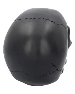 Schwarzer Totenschädel Mit Goldener Rose 15cm -Karneval Universe Verkäufe schwarzer totenkopf mit goldener rose black skull with golden rose gothic deko gothic totenkopf 54621 05