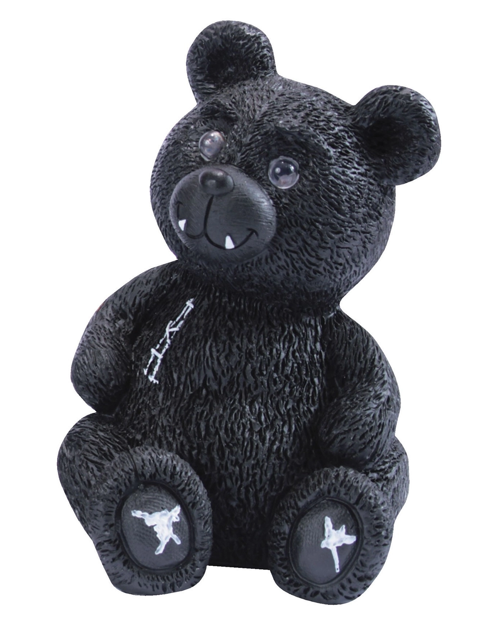 Gothic Bär Mit Roten LED Augen 2 Gothic Bär Mit Roten LED Augen – Bild 2