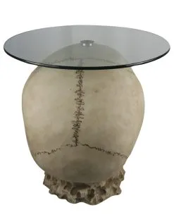 Totenschädel Tisch Mit Glasplatte 56,5cm 8 Totenschädel Tisch Mit Glasplatte 56,5cm -Karneval Universe Verkäufe totenkopf tisch mit runder glasplatte totenschaedel tisch mit runder glasplatte skull table with round glass plate 54783 04