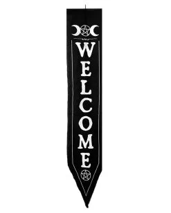 Witches Welcome Banner 2-tlg. Set 5 Witches Welcome Banner 2-tlg. Set -Karneval Universe Verkäufe witches welcome banner set hexen dekoration halloween dekoration wicca decoration 52611 03