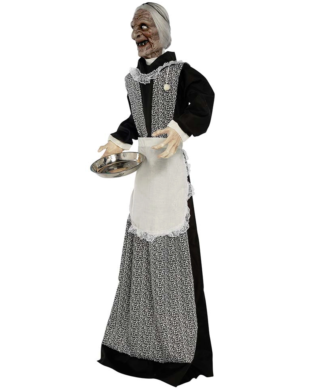 Zombie Dienstmagd Mit Licht & Sound 155cm 2 Zombie Dienstmagd Mit Licht & Sound 155cm – Bild 2