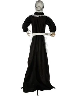 Zombie Dienstmagd Mit Licht & Sound 155cm 5 Zombie Dienstmagd Mit Licht & Sound 155cm -Karneval Universe Verkäufe zombie dienstmaedchen mit licht und sound 155cm zombie maid with light and sound halloween animatronics 53364 3